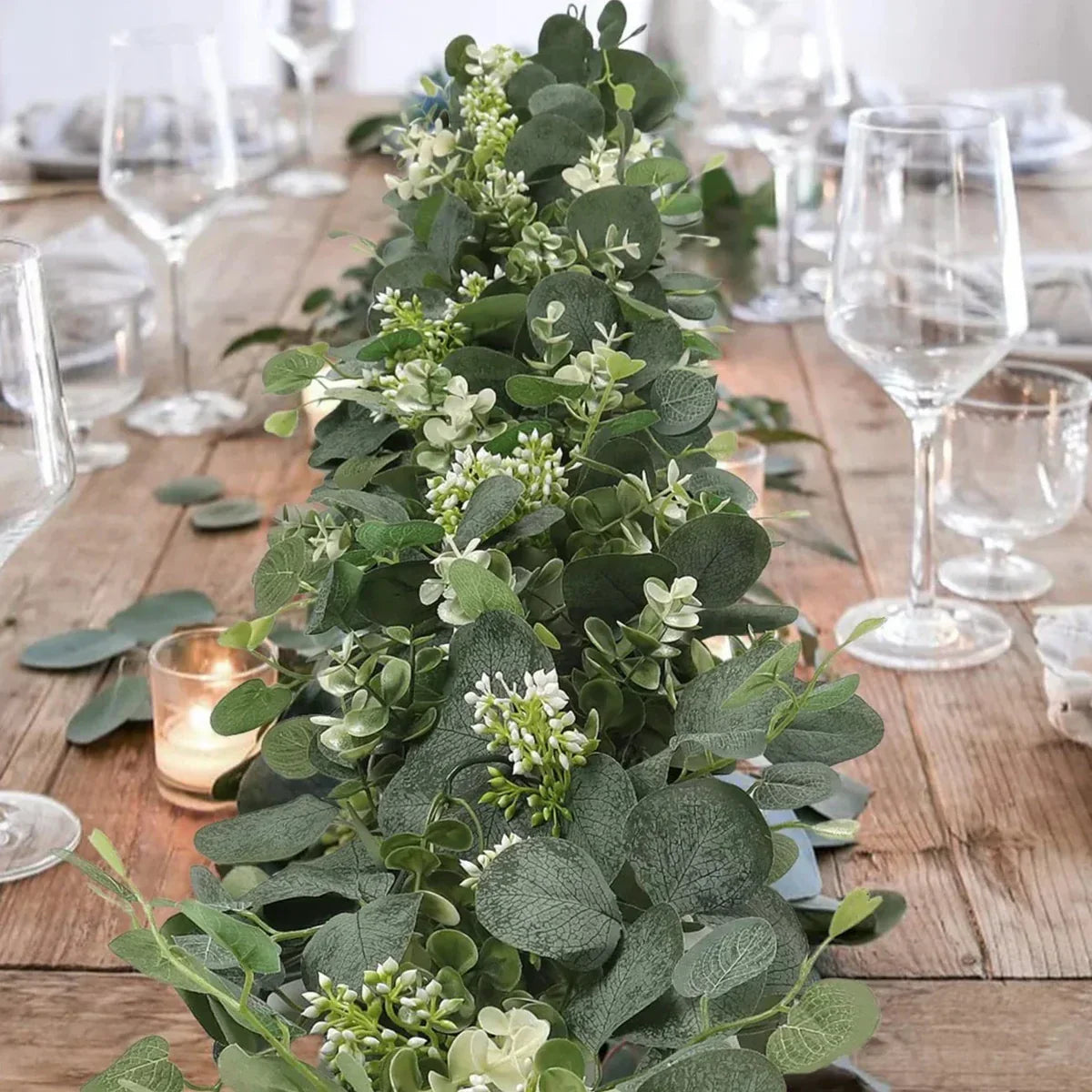 Garland - EvaGreen - Artificial Eucalyptus - 2-Piece Set