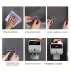 Wall-Mounted Double Layer Tissue Organizer Box