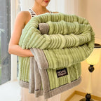 Cuddly Blanket BunnySoft | Extra Thick & Warm | Coral Fleece | Double-Sided Soft