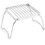 FlameRack Folding Grill Stand | Stainless Steel & Foldable | For Outdoor & Camping | 3 cm Packed Size