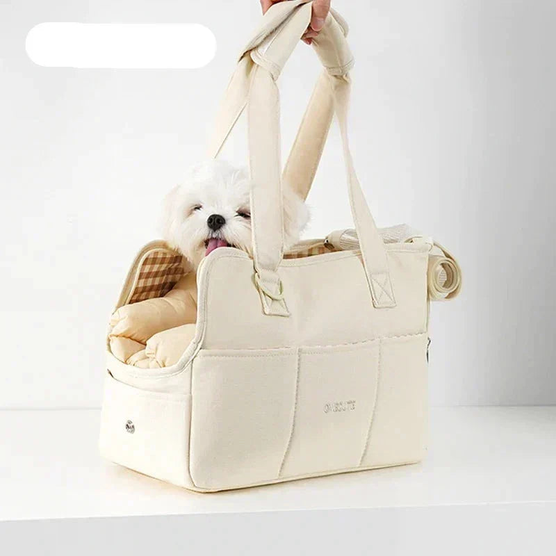 LuxCarry – Durable & Safe Pet Travel Bag for Small Dogs and Cats | Lightweight, Breathable & Stylish