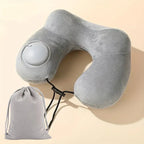 Neckiva Neck Pillow | Ergonomic & Ultra-light | Micro-Velours | Portable with Bag