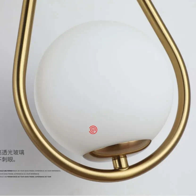 Drop Luxury Glass Balls Wall Lamp