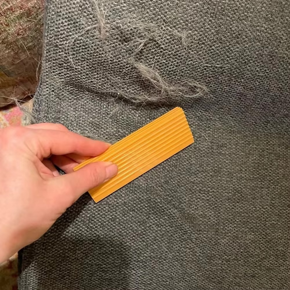Easy Grip Pet Hair Removal Tool for Home Carpets and Upholstery