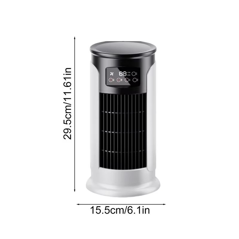 Portable Air Conditioner Fan with Timer and 10 oz Water Tank for Quiet Room Cooling