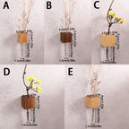 Wooden Magnetic Flower Tube Vase