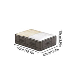 Hidevera Underbed Bag | Foldable & With Window | Tear-Resistant & Breathable | For Bedding & Clothing