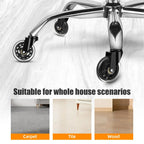 Swivel Roller Office Chair Wheels 5PCS