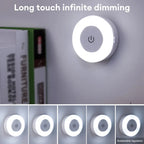 LUMORA Touch LED Night Light | USB Rechargeable | Magnetic & Stepless Dimmable | Warm & Cold Light