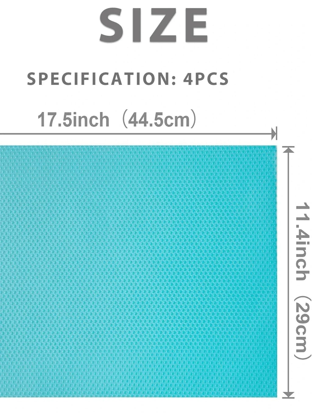 Refrigerator mats FreshLiner | 29×45 cm | EVA cutting mats | BPA-free | For refrigerator, drawer & shelf