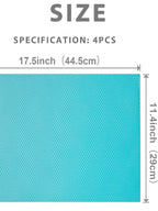 Refrigerator mats FreshLiner | 29×45 cm | EVA cutting mats | BPA-free | For refrigerator, drawer & shelf