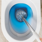 Wall-Mounted Flexi-Handle Toilet Brush with Modern Holder