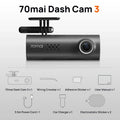 Driveova M200 Dashcam | Full HD & Night Vision | Voice Control & App | 130° Wide Angle