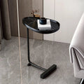 C-Shaped Mobile Side Table Ideal for Sofa or Bed