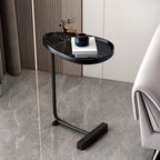 C-Shaped Mobile Side Table Ideal for Sofa or Bed