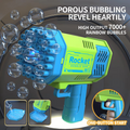 Bubble Handheld Bubble Machine - 40-Hole LED Bubble Gun Set for Kids & Adults