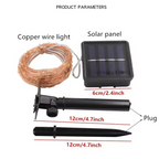Enchanted Solar LED Garden Lights – Copper Wire