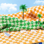 Grids Cotton Face Towel