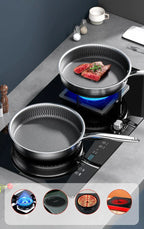 SmartSlick - Antibacterial Oil-Saving Cooking Pan with Non-Stick Coating