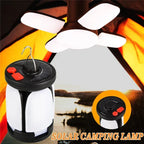 LUMALITE Solar Camping Lamp | USB & Solar Charging | 6 Light Modes | Foldable & Power Bank – 1000 Lumen