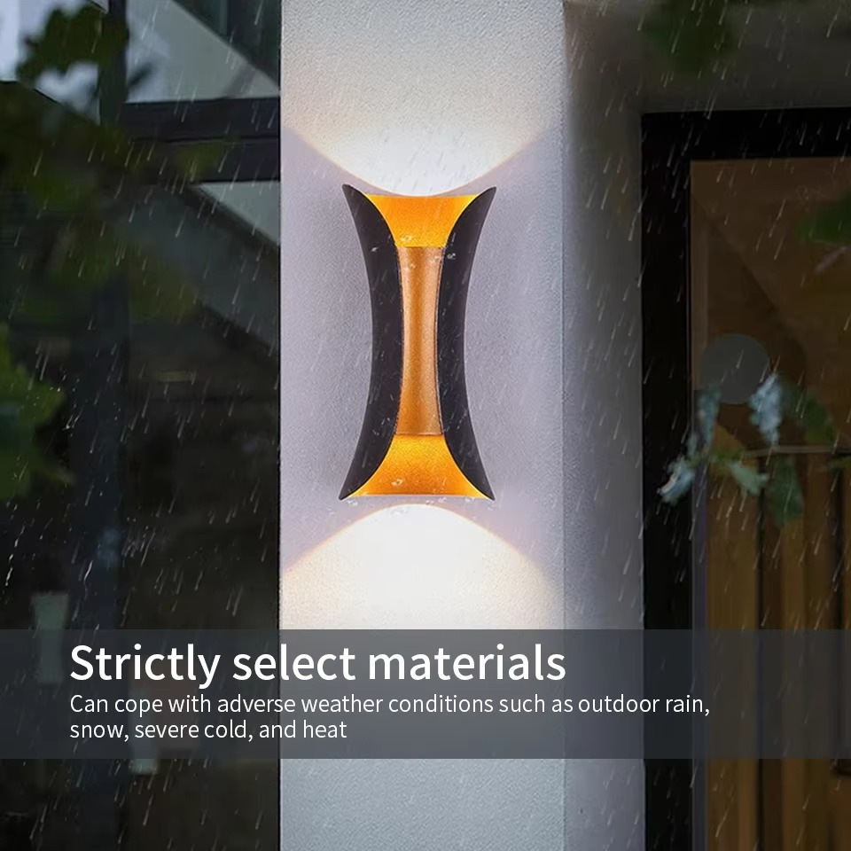 Modern Dual-Tone LED Wall Lamp – Waterproof & Minimalist for Indoors & Outdoors