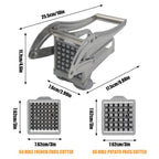 Fritzo Vegetable Cutter - The Stylish Stainless Steel Cutter for Perfect Vegetables