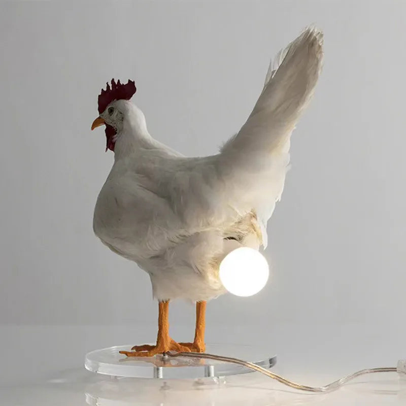 Decorative Night Lights Simulated Animal Funny Easter House Decoration Party Carnival Chicken Lamp Chick Night Light Ornaments