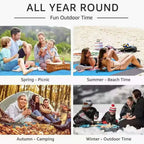 TerraLoom Beach Blanket | 210 x 200 cm | Sand-free & Waterproof | Ultra-light & Large