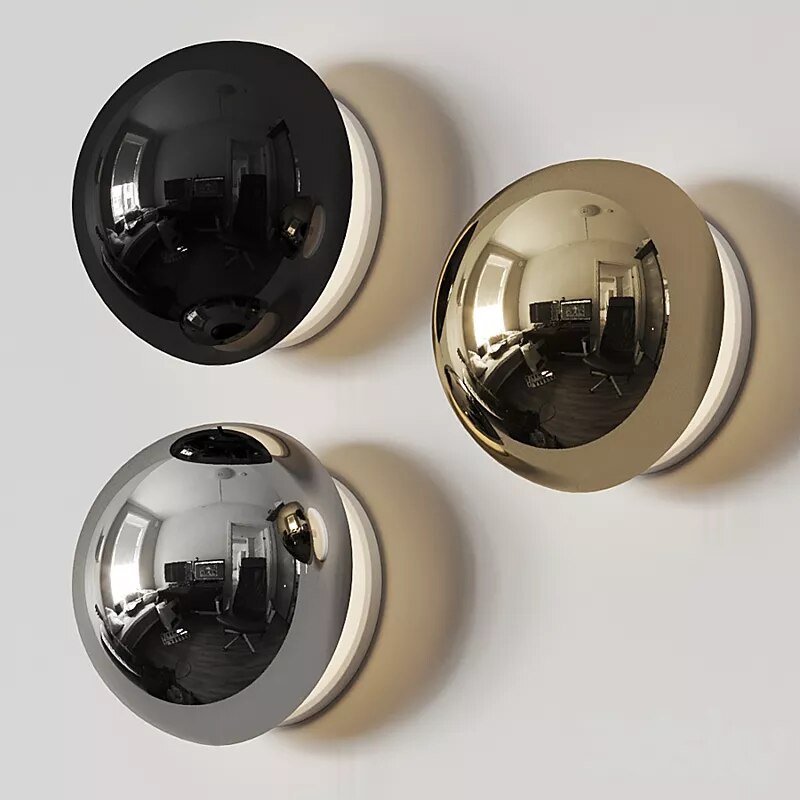 AuroraLume – Nordic Wall Lamp in Aluminium and Acrylic