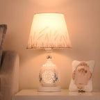 Lustrelia Crystal Optic Table Lamp | LED Lighting & Touch Function | Elegant Play of Light | 220V | Plastic