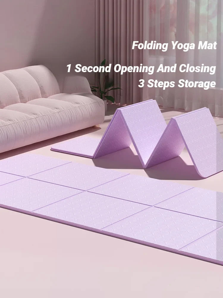 YogaMat FlexFold | Foldable & Lightweight | Double-Sided Non-Slip | Eco-Friendly TPE