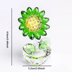 Crystal Glass Sunflower