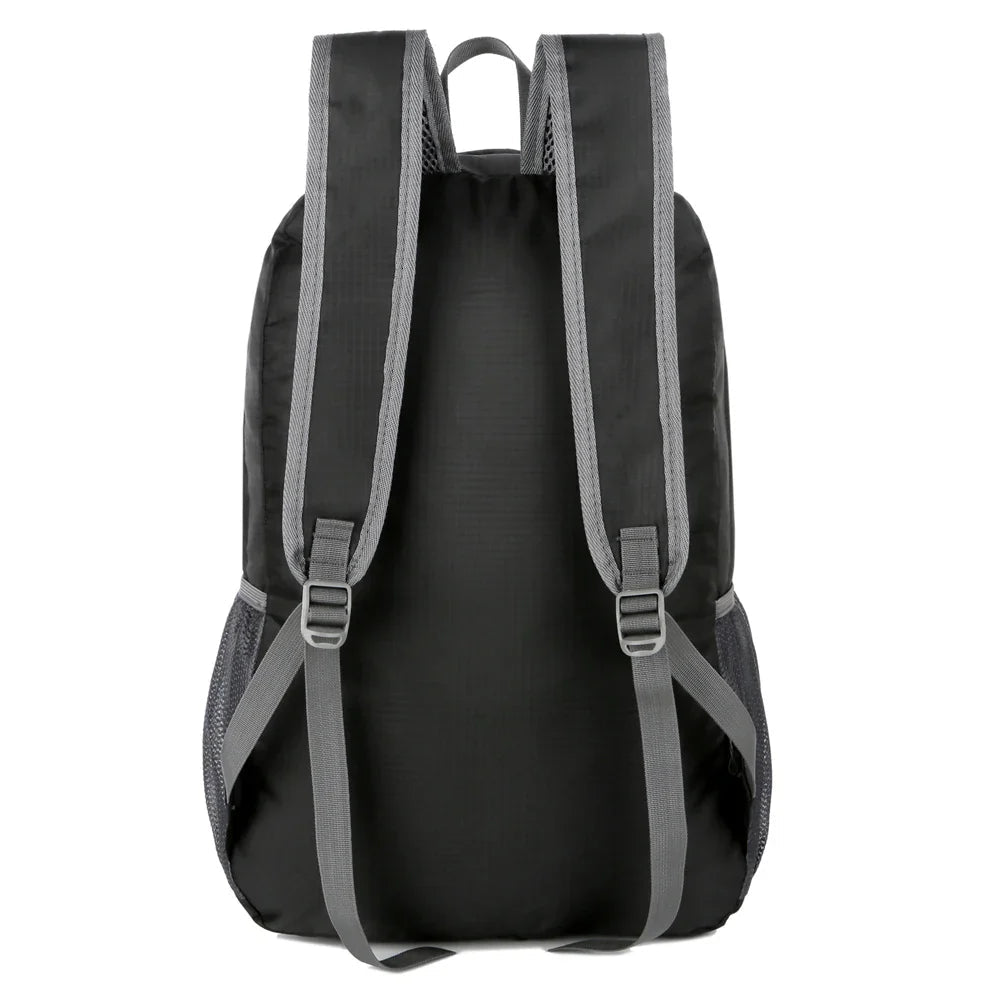 TrekVita Foldable Backpack | Ultralight & Waterproof | 31×14×47 cm | Outdoor & Travel Backpack for Men & Women