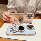 Astronaut Kickstand Soft Case for Various iPhone Models