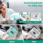 5-in-1 Dog Grooming Vacuum Kit – Low Noise Pet Hair Remover with Deshedding Tools & Dust Cup
