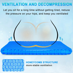 Ultimate Comfort Gel Seat Cushion for Extended Sitting
