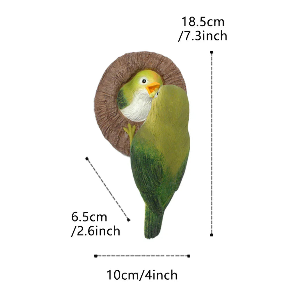 Lovebirds Tree Hug Wall Hanging Decor