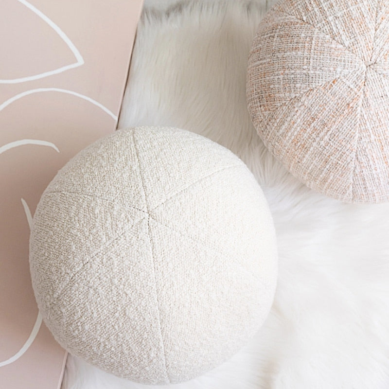Tweed Globe Cushion