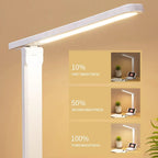 LED Desk Lamp | Rechargeable 6000mAh | Stepless dimmable | Foldable Desk Lamp with Touch