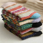 Woolina | Women's Wool Socks Set | 5 Pairs | Extra Thick & Warm | Autumn & Winter