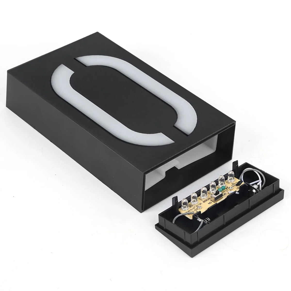 Numelux Solar House Number Light | LED Illuminated | Weatherproof IP55 | Automatic Light in Darkness