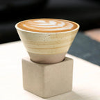 Japanese coffee cup with saucer, 1 piece, retro ceramic tea cup, mug, latte, espresso, pull0, flower cappuccino, new ceramic cup, 100 ml/3.5 oz