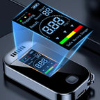 Compact Digital Breathalyzer Keychain with LCD Screen – USB Rechargeable Alcohol Tester for Accurate Measurements