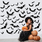 Luminous LED Bat Wall Stickers 24PCS