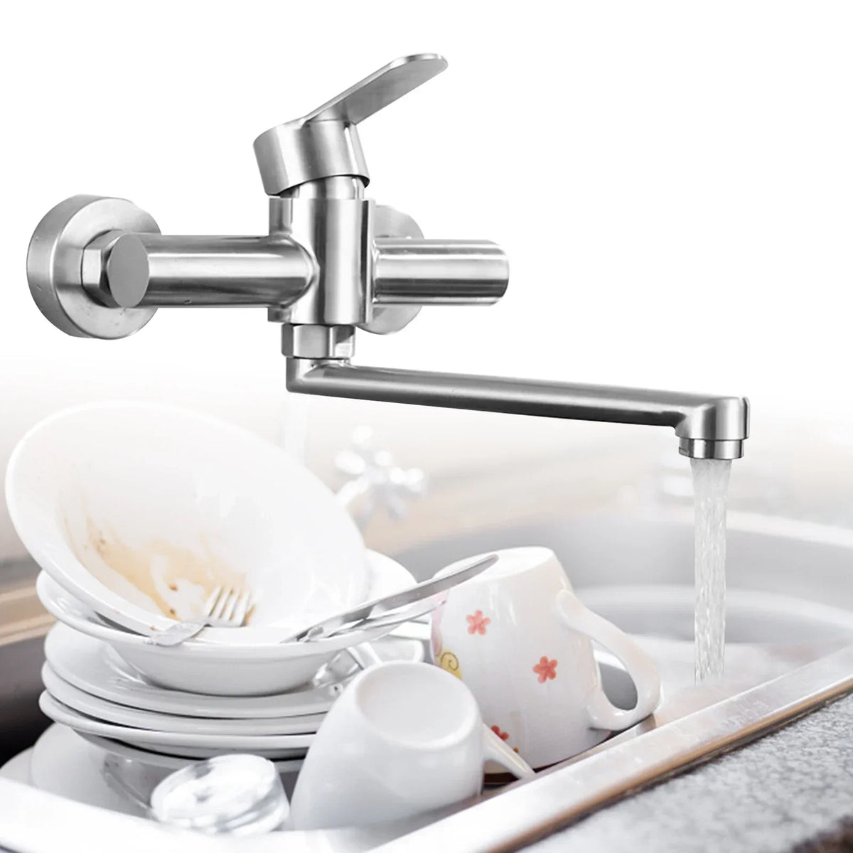 Modern Wall Faucet for Bathroom and Kitchen