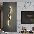 LumiStripes | Modern LED Wall Lamp | Minimalist Wall Lamp in Stripe Design | Indoor Lighting for Bedroom & Living Room