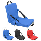 SITPURE Folding chair with backrest | Padded seat cushion | Compact & Comfortable for stadium, beach & park