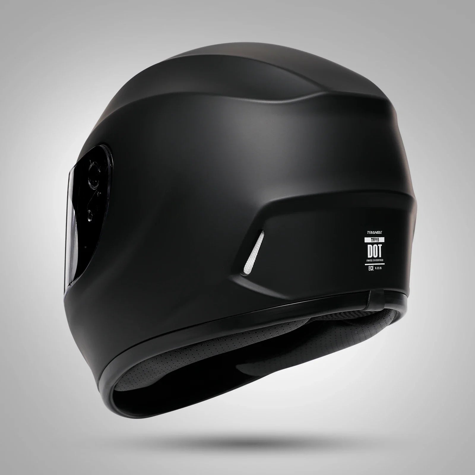 Modern Full Face Helmet with Clear Visor