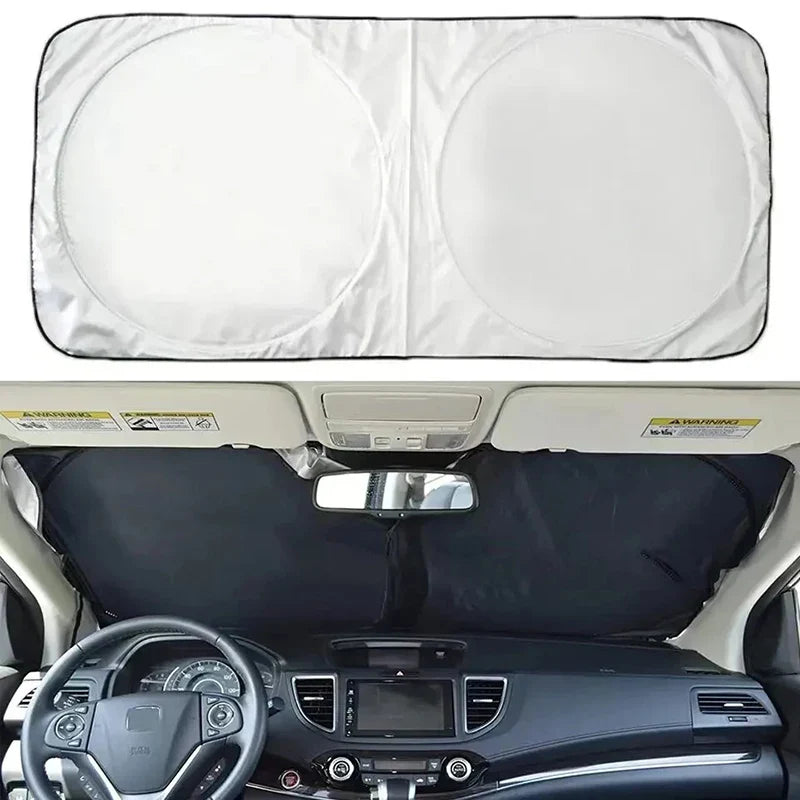 CoolGuard Car Sunshade | Folding & Heat Resistant | Universal Fit | 150x70cm