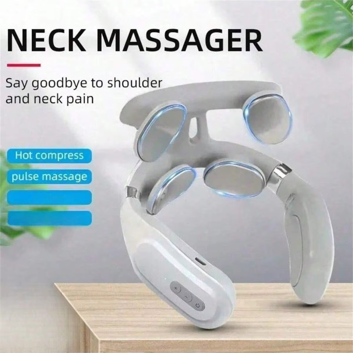 Ultimate Relaxation Neck & Shoulder Massager, USB Rechargeable